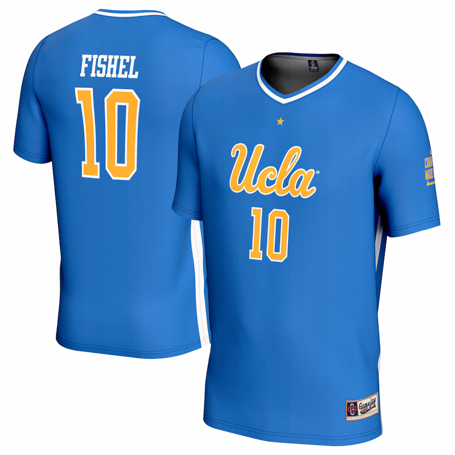 Youth GameDay Greats Mia Fishel Blue UCLA Bruins Women's Soccer Lightweight Fashion Jersey - Jersey