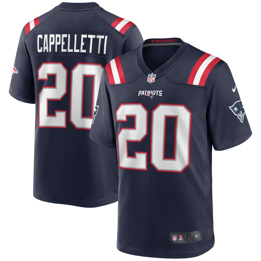Men's New England Patriots Gino Cappelletti Nike Navy Game Retired Player Jersey - Jersey