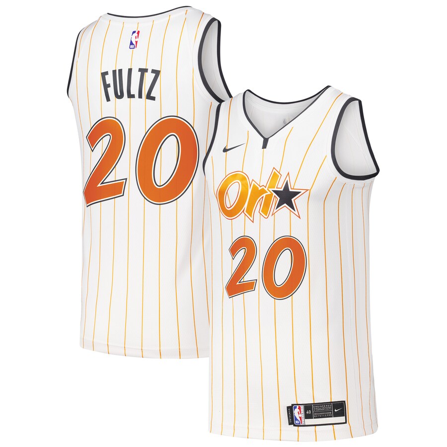 Men's Orlando Magic Markelle Fultz Nike White Swingman Player Jersey - City Edition - Jersey