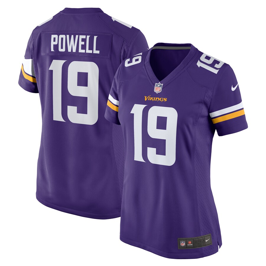 Women's Minnesota Vikings Brandon Powell Nike Purple Game Jersey - Jersey