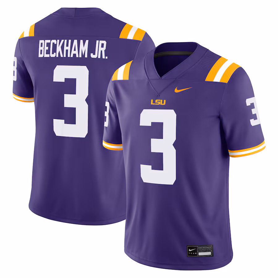Men's Nike Odell Beckham Jr. Purple LSU Tigers Alumni Game Jersey - Jersey