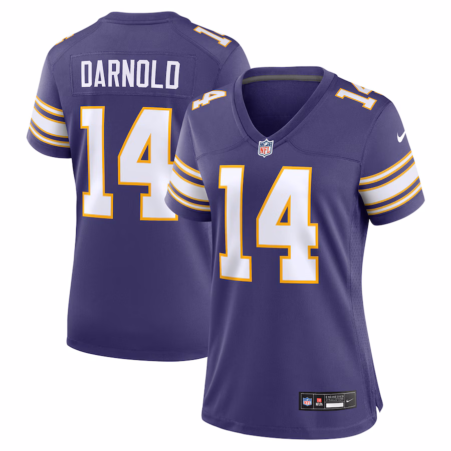 Women's Minnesota Vikings Sam Darnold Nike Purple Alternate Game Jersey - Jersey