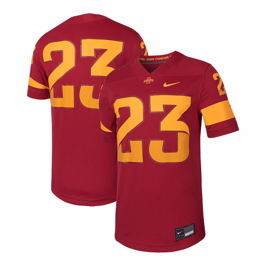 #23 Iowa State Cyclones Nike Untouchable Football Replica Jersey - Cardinal - Jersey
