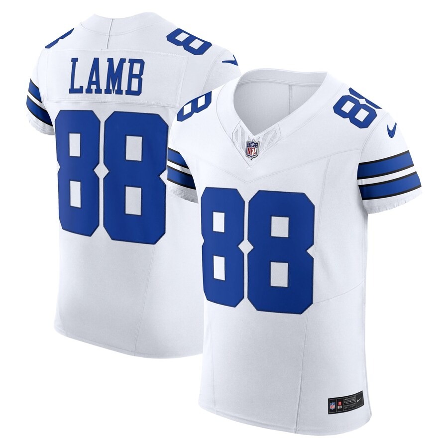 Men's Dallas Cowboys CeeDee Lamb Nike White Vapor F.U.S.E. Elite Jersey - Jersey