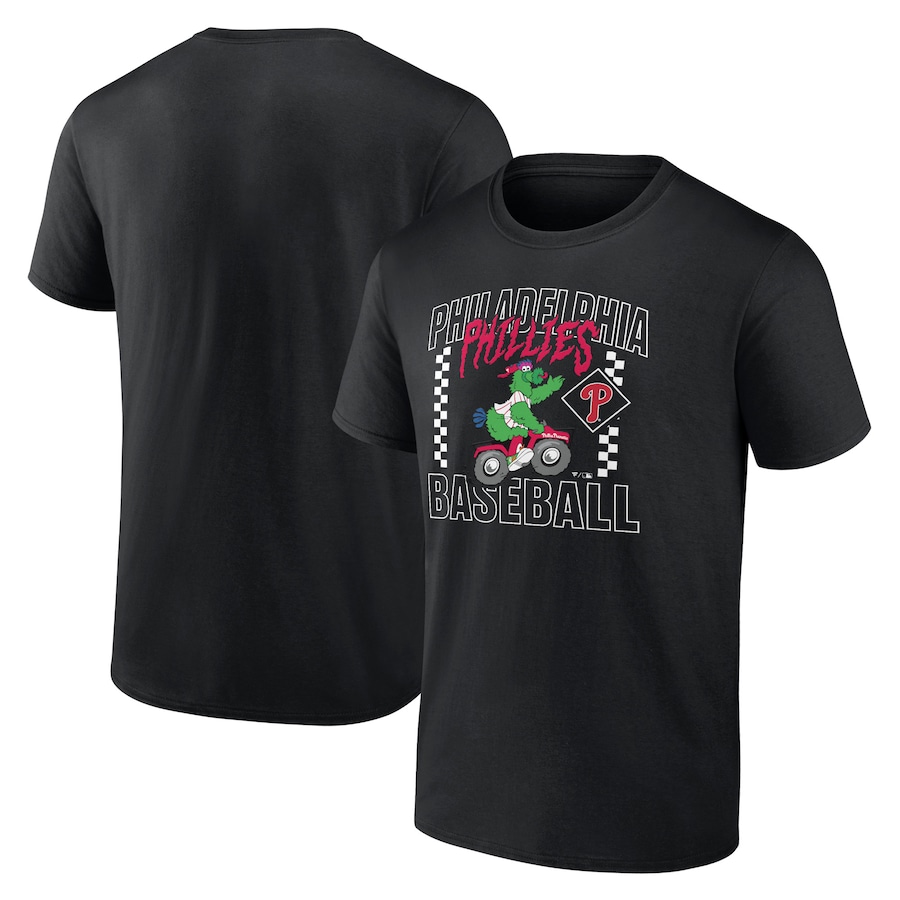 Men's Philadelphia Phillies Black MX T-Shirt - Jersey