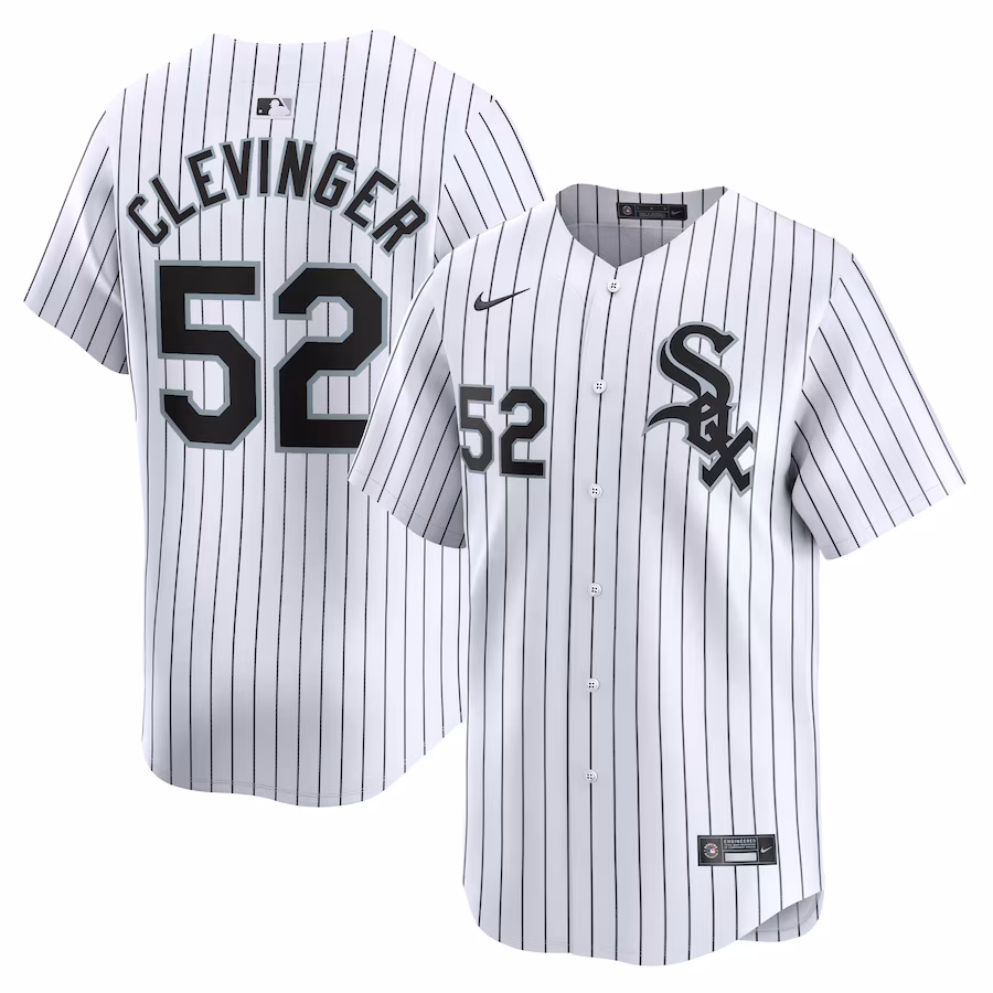 Men's Chicago White Sox Mike Clevinger Nike White Home Limited Player Jersey - Jersey