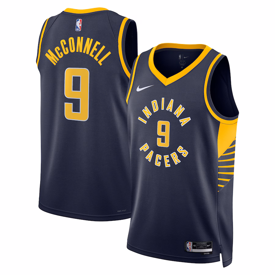 Unisex Indiana Pacers T.J. McConnell Nike Navy Swingman Replica Jersey - Icon Edition - Jersey