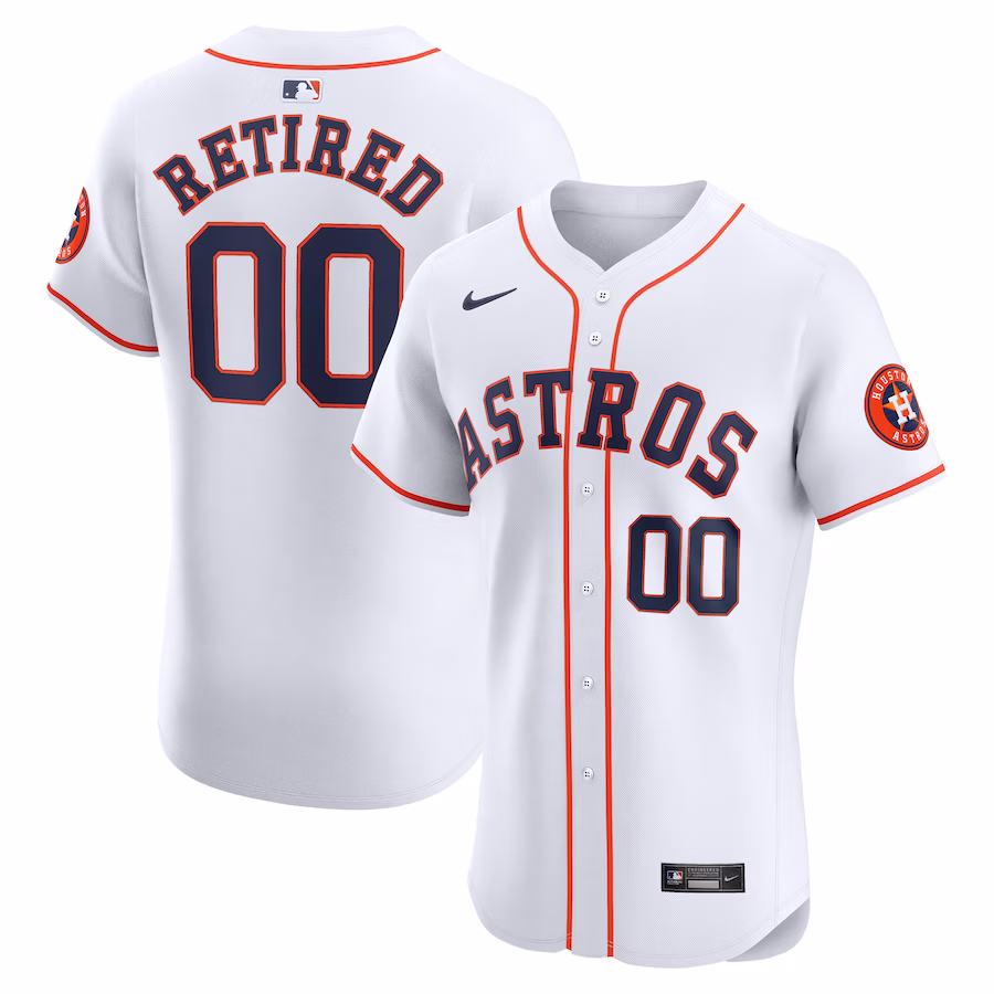 Men's Houston Astros Nike White Home Elite Pick-A-Player Retired Roster Jersey - Jersey