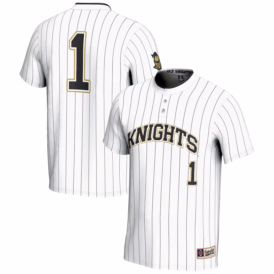 GameDay Greats #1 White UCF Knights Lightweight Softball Jersey - Jersey
