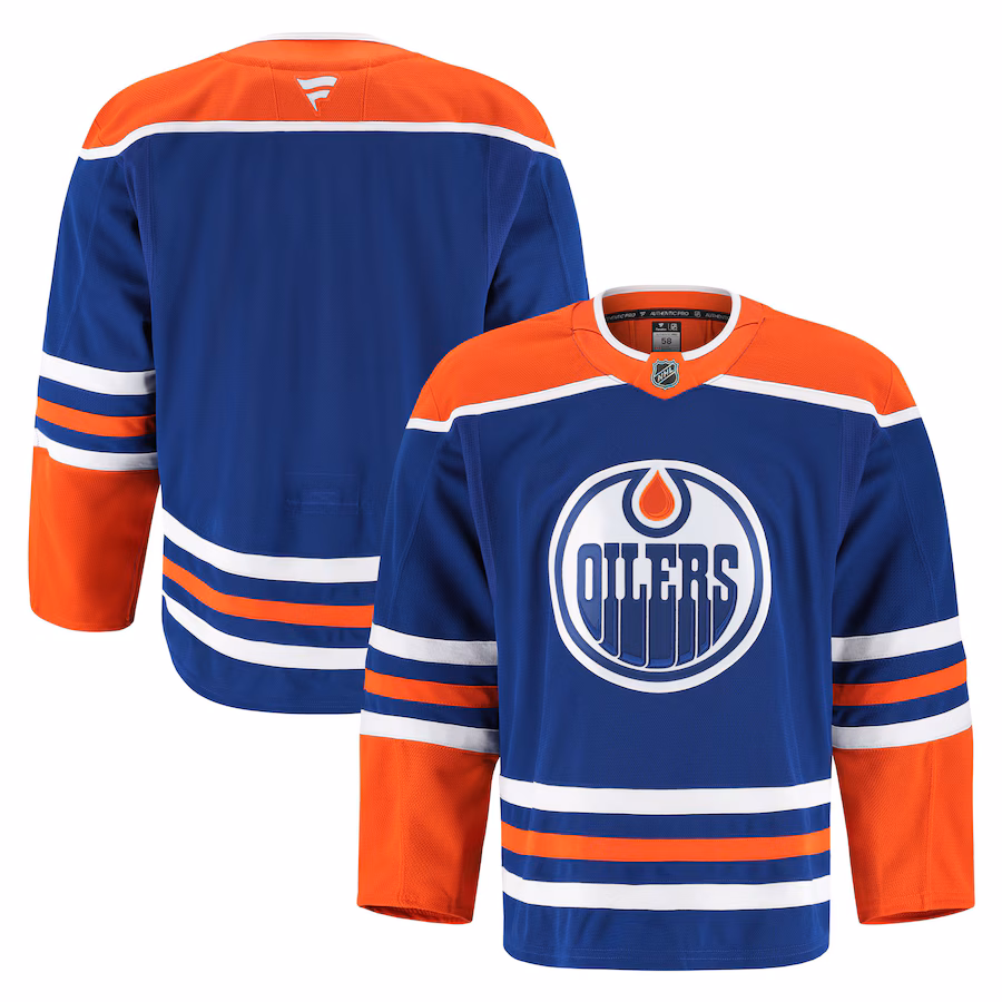 Men's Edmonton Oilers Fanatics Royal Home Authentic Pro Jersey - Jersey
