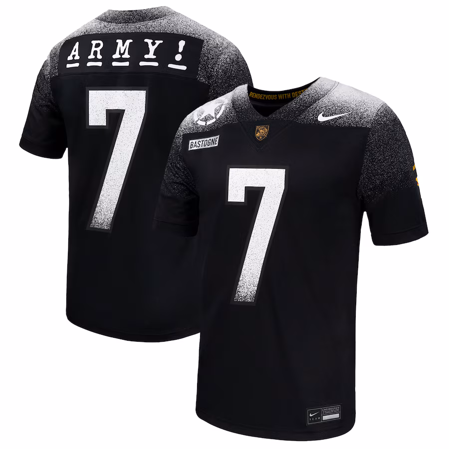 Men's Nike Black Army Black Knights 2024 Rivalry Collection Alternate Untouchable Football Jersey - Jersey