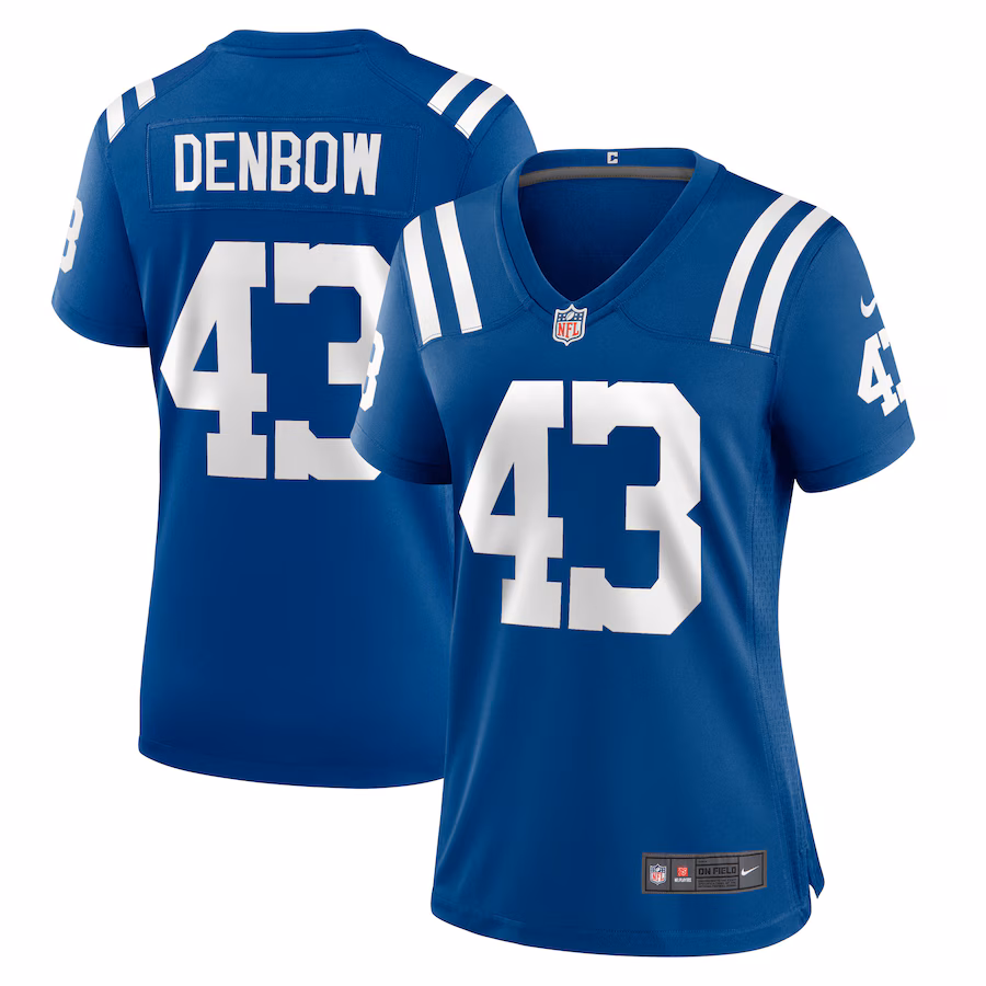 Women's Indianapolis Colts Trevor Denbow Nike Royal Game Player Jersey - Jersey