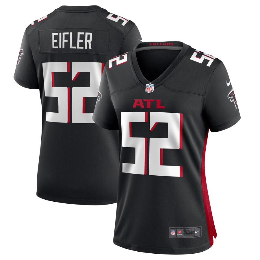 Women's Atlanta Falcons Milo Eifler Nike  Black  Game Jersey - Jersey