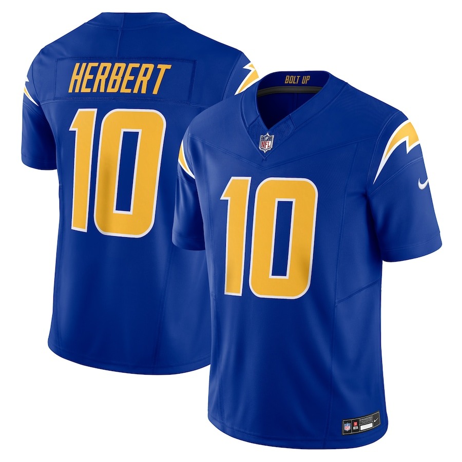 Men's Los Angeles Chargers Justin Herbert Nike Royal Vapor F.U.S.E. Limited Jersey - Jersey