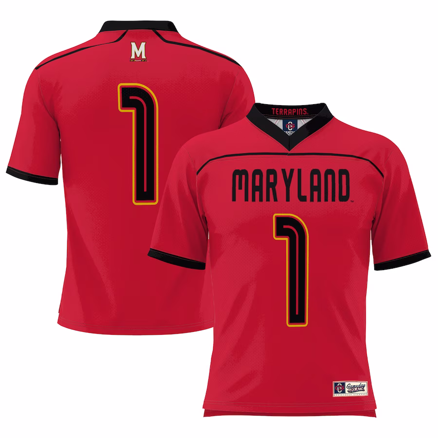 Maryland Terrapins GameDay Greats #1 Lightweight Lacrosse Jersey - Red - Jersey