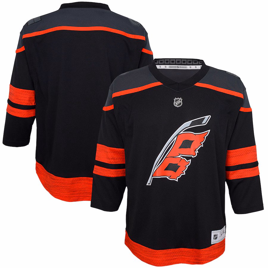 Youth Carolina Hurricanes Black Home Premier Jersey - Jersey
