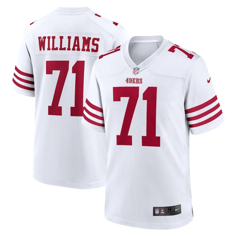 Men's San Francisco 49ers Trent Williams Nike White Player Game Jersey - Jersey