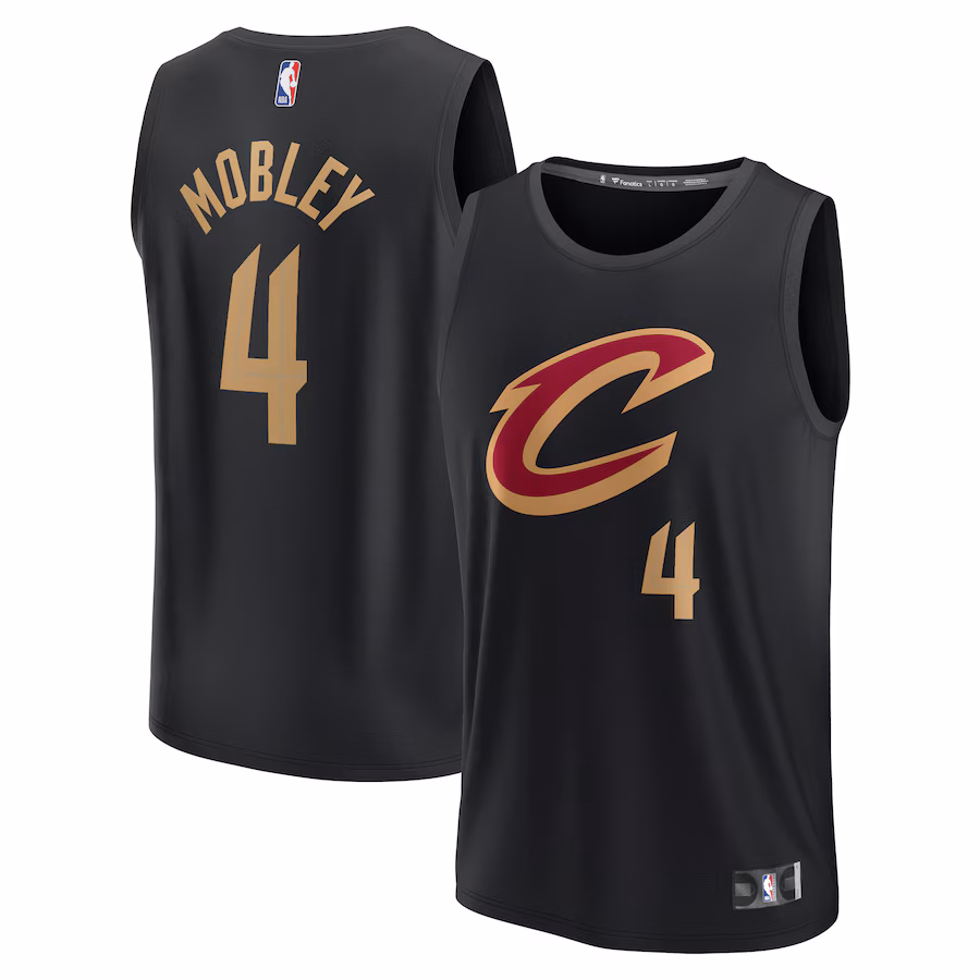 Youth Cleveland Cavaliers Evan Mobley Fanatics Black Fast Break Player Jersey - Statement Edition - Jersey