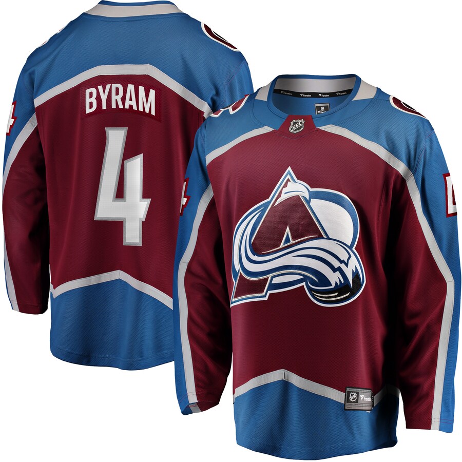 Men's Colorado Avalanche Bowen Byram Fanatics Branded Maroon Home Breakaway Player Jersey - Jersey