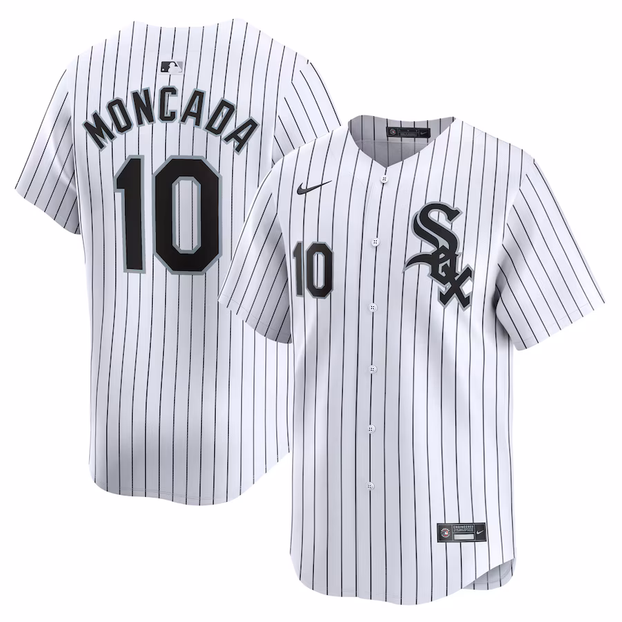 Youth Chicago White Sox Yoan Moncada Nike White Home Limited Player Jersey - Jersey