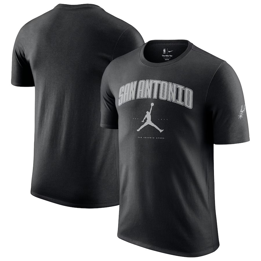 Unisex San Antonio Spurs Jordan Brand Black Essential Cities T-Shirt - Jersey
