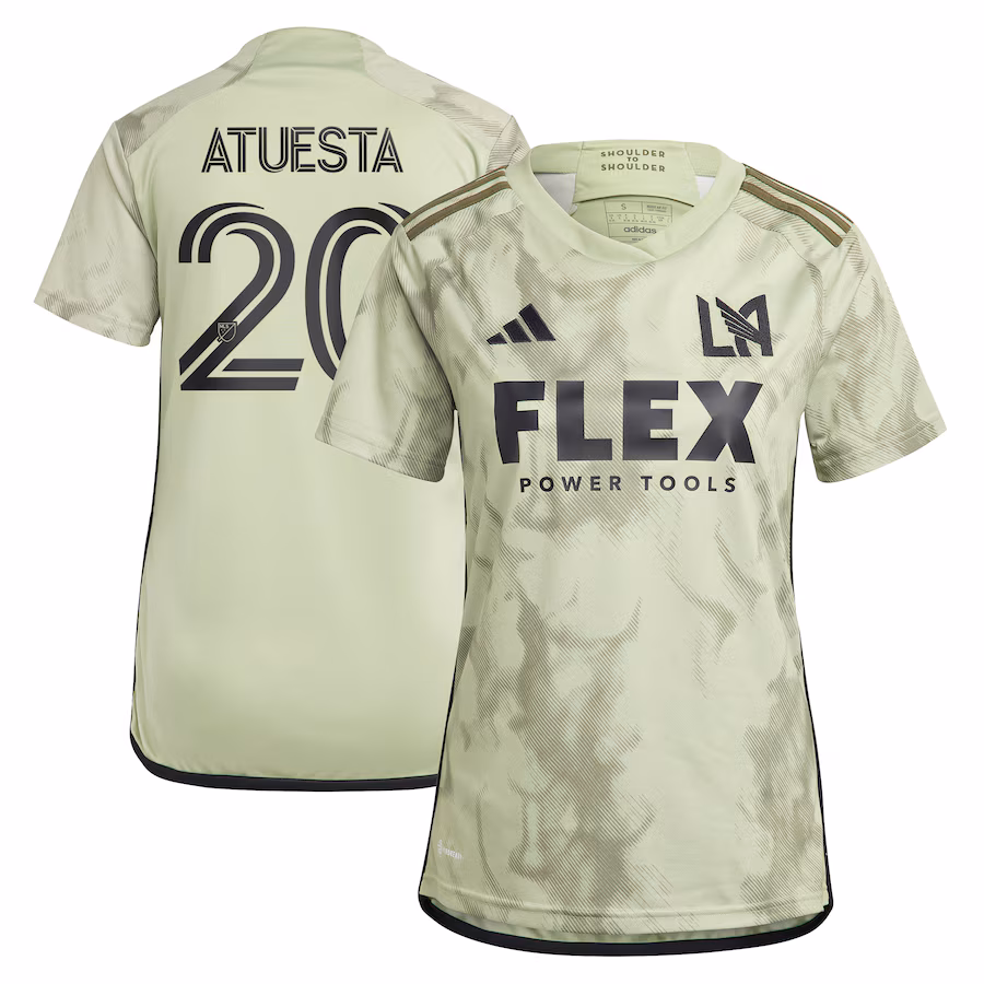 Women's LAFC Eduard Atuesta adidas Green 2024 Smokescreen Replica Player Jersey - Jersey