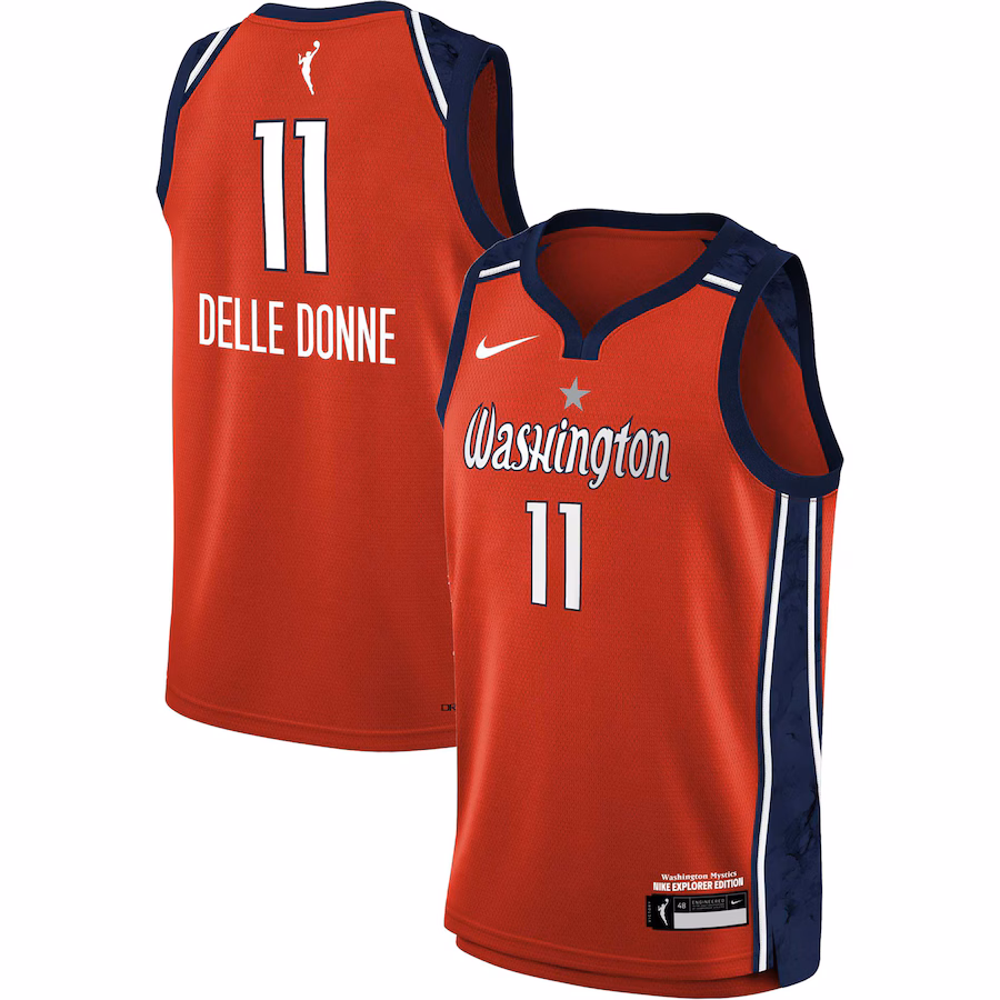 Youth Washington Mystics Elena Delle Donne Nike Red 2021 Explorer Edition Victory Player Jersey - Jersey