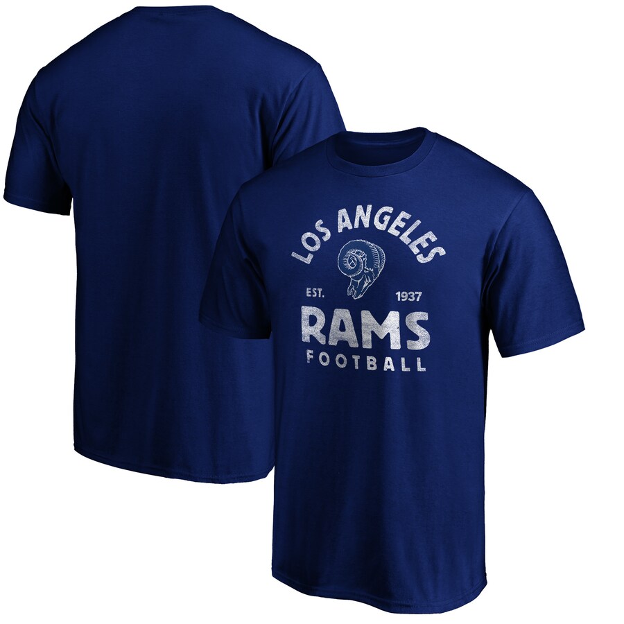 Men's Los Angeles Rams Navy Vintage Arch T-Shirt - Jersey