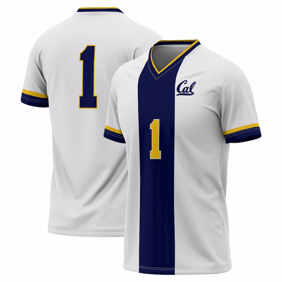 #1 Cal Bears GameDay Greats Lightweight Soccer Fashion Jersey - White - Jersey