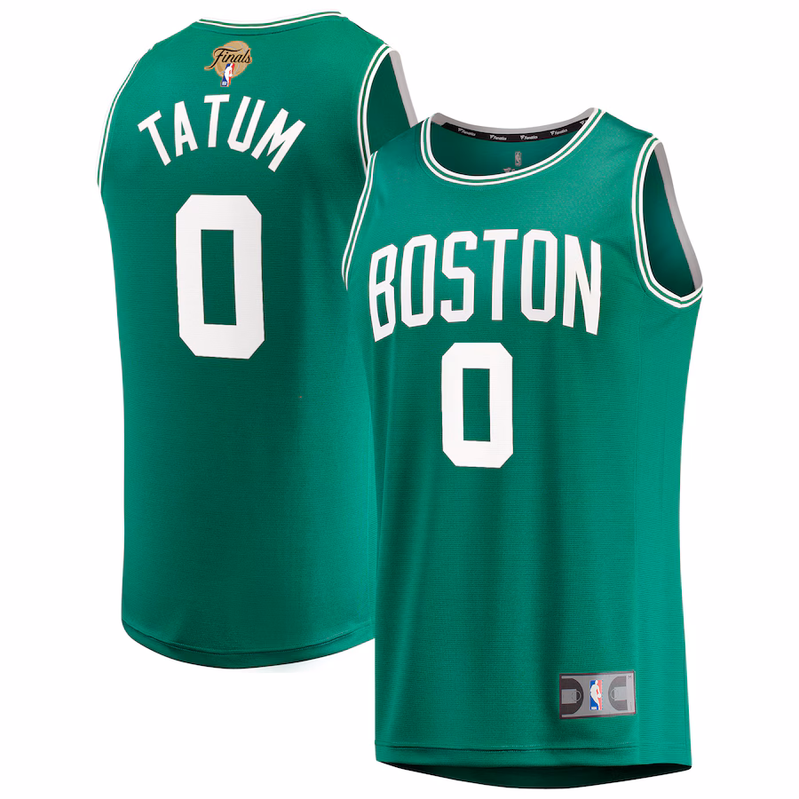 Youth Boston Celtics Jayson Tatum Fanatics Kelly Green 2024 NBA Finals Fast Break Replica Player Jersey - Icon Edition - Jersey
