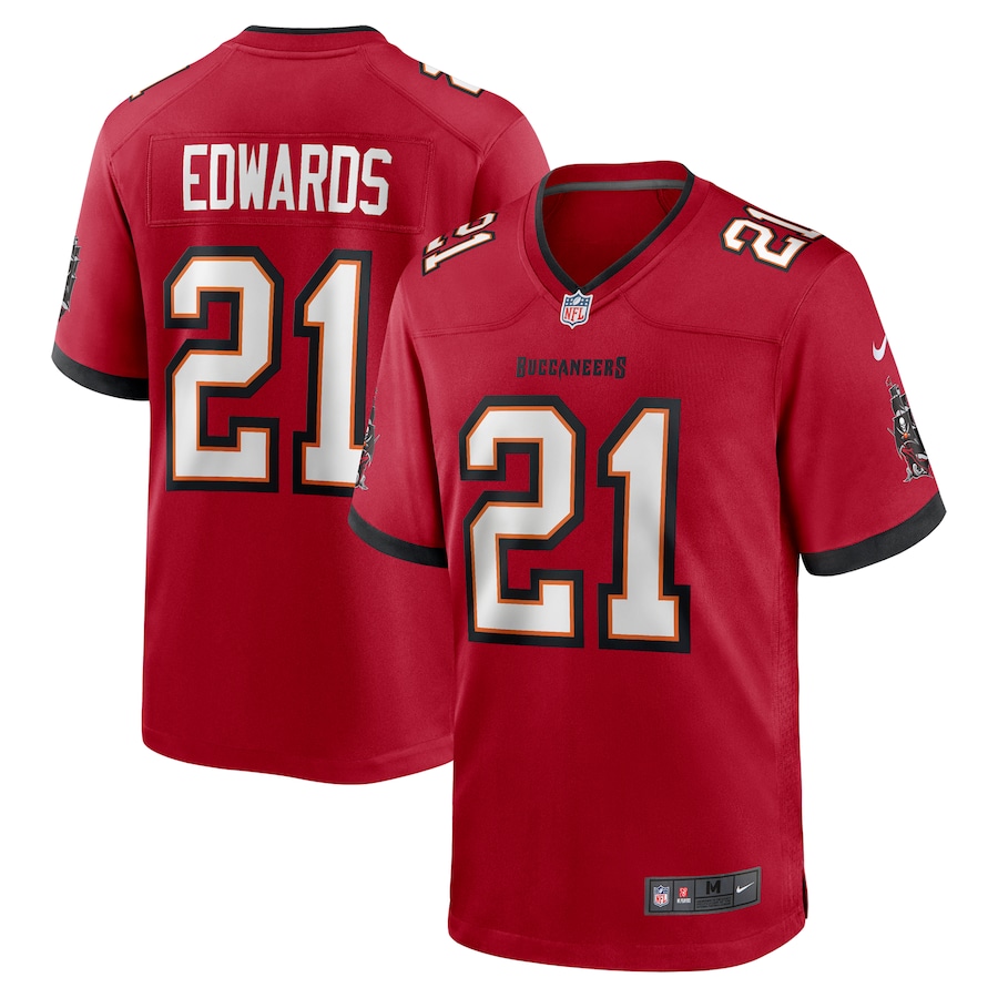 Men's Tampa Bay Buccaneers Mike Edwards Nike Red Game Jersey - Jersey