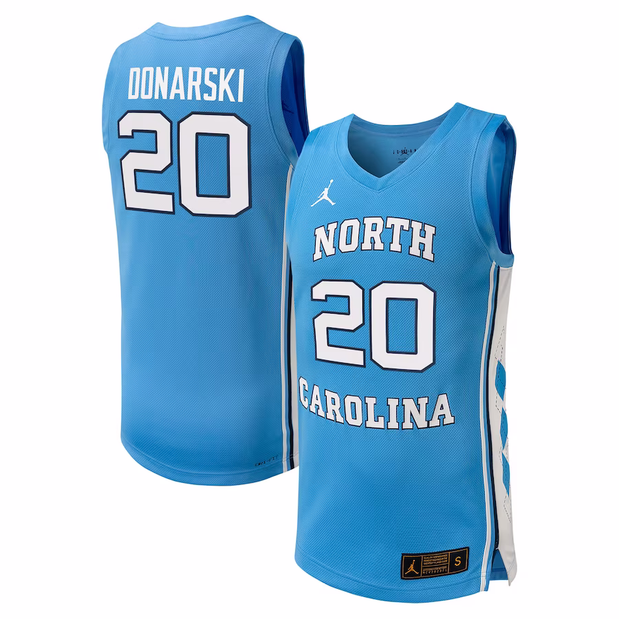 Lexi Donarski North Carolina Tar Heels  Jordan Brand NIL Women's Basketball Replica Player Jersey - Carolina Blue - Jersey