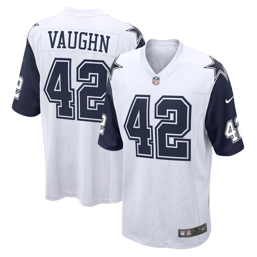 Men's Dallas Cowboys Deuce Vaughn Nike White Alternate Game Team Jersey - Jersey