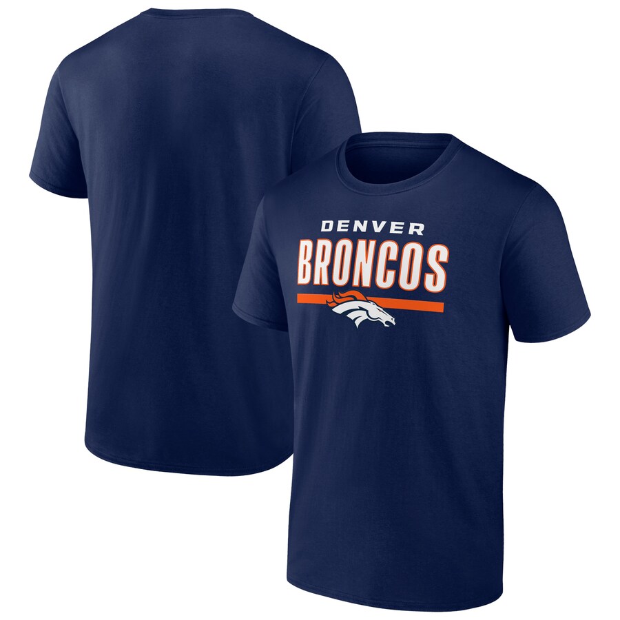 Men's Denver Broncos Navy Speed & Agility T-Shirt - Jersey