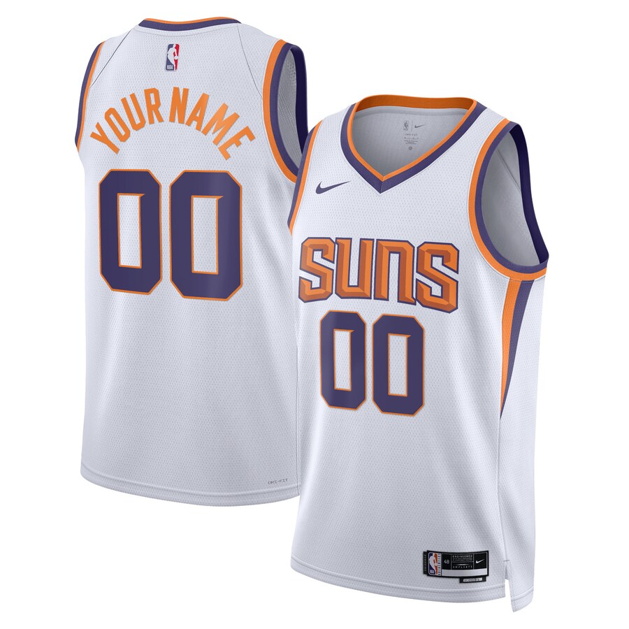 Unisex Phoenix Suns Nike White 2022/23 Swingman Custom Jersey - Association Edition - Jersey