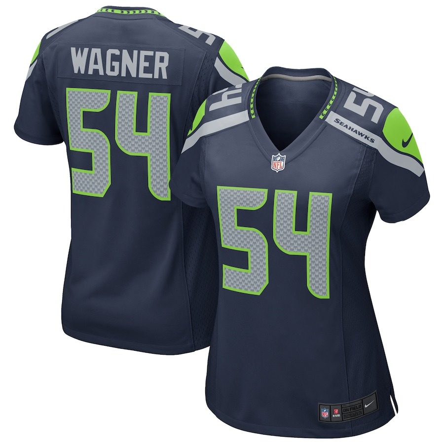 Women's Seattle Seahawks Bobby Wagner Nike Navy Game Jersey - Jersey