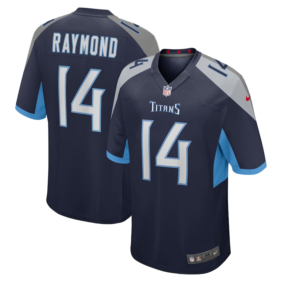 Men's Tennessee Titans Kalif Raymond Nike Navy Game Jersey - Jersey