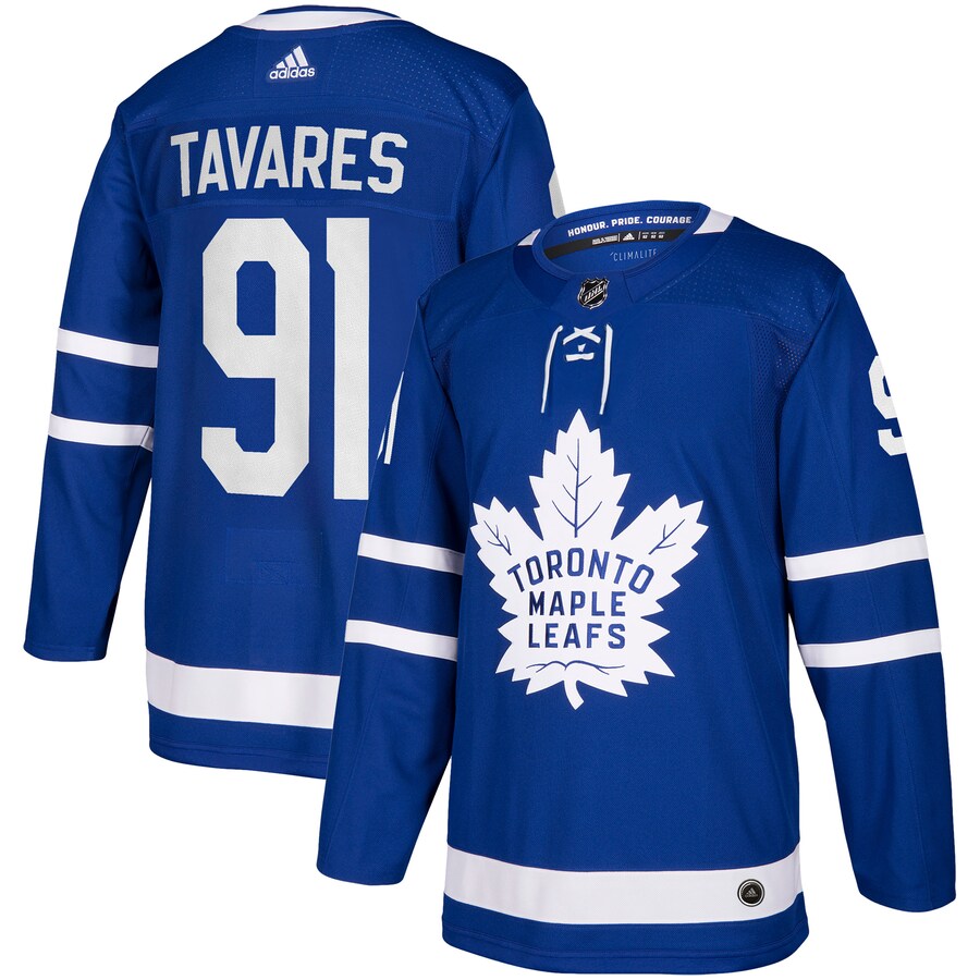Men's Toronto Maple Leafs John Tavares adidas Blue Home Authentic Player Jersey - Jersey