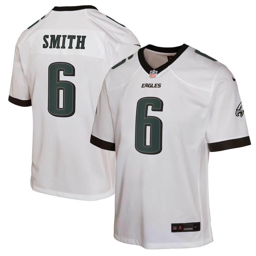 Youth Philadelphia Eagles DeVonta Smith Nike White Game Jersey - Jersey