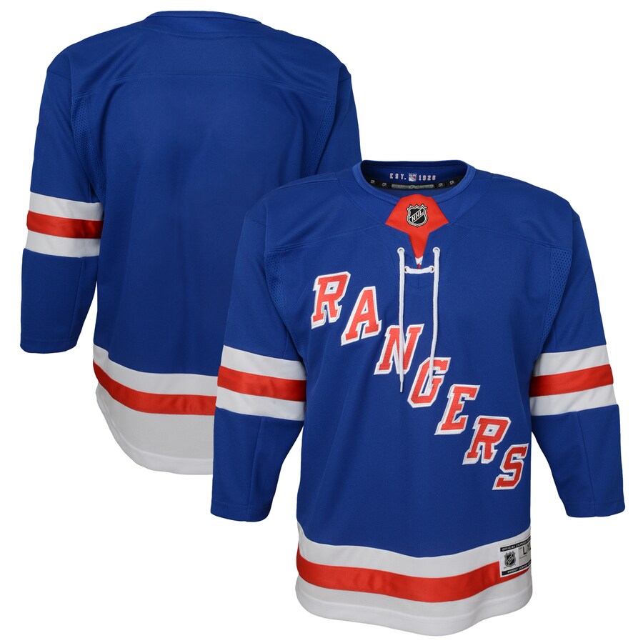 Youth New York Rangers Blue Home Premier Jersey - Jersey