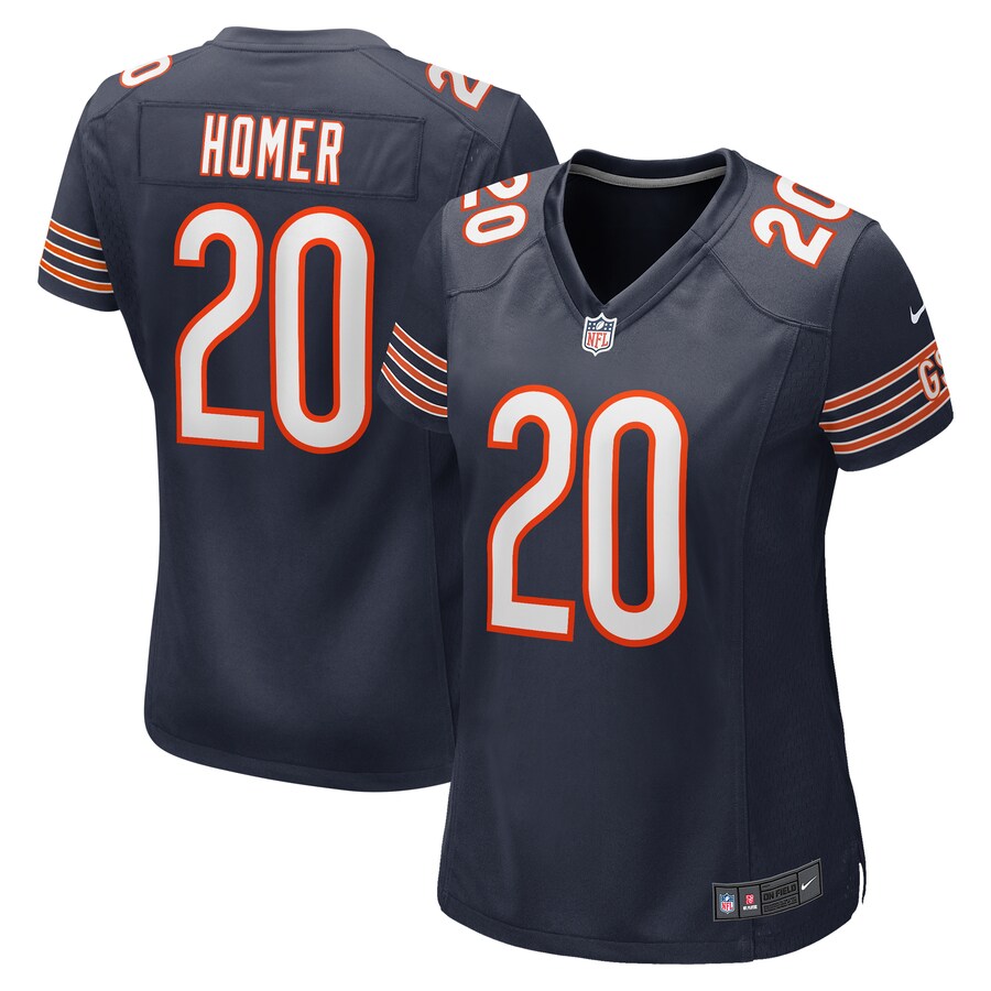 Women's Chicago Bears Travis Homer Nike Navy Game Player Jersey - Jersey