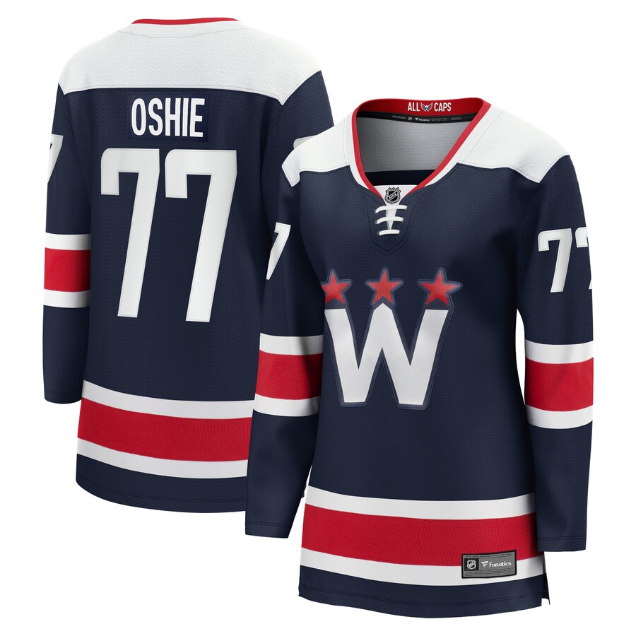Women's Washington Capitals TJ Oshie Fanatics Branded Navy 2020/21 Alternate Premier Breakaway Player Jersey - Jersey