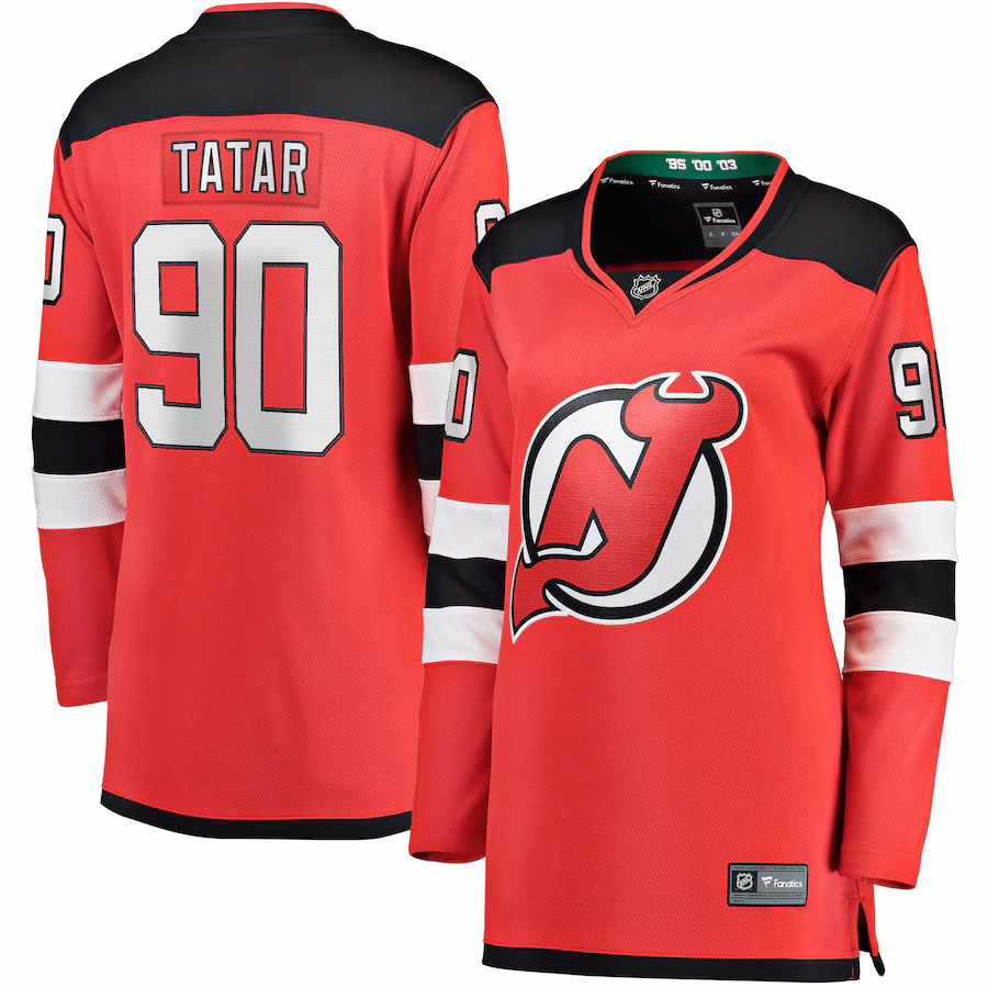 Women's New Jersey Devils Tomas Tatar Fanatics Red Home Breakaway Player Jersey - Jersey