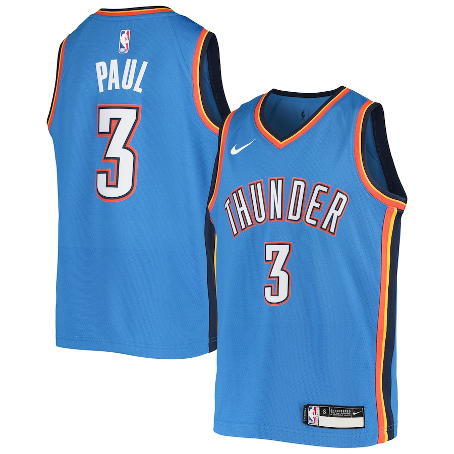 Youth Oklahoma City Thunder Chris Paul Nike Blue Team Swingman Jersey - Jersey