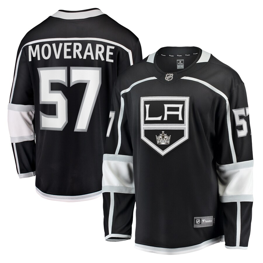 Men's Los Angeles Kings Jacob Moverare Fanatics Branded Black Home Breakaway Player Jersey - Jersey