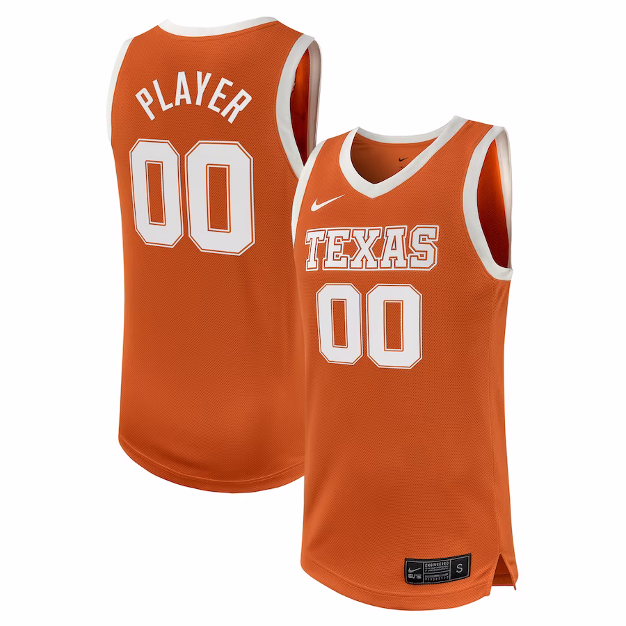 Texas Longhorns Nike Unisex NIL Pick-A-Player Women's Basketball Jersey - Texas Orange - Jersey