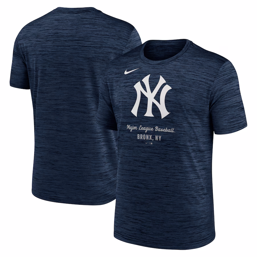 Men's New York Yankees Nike Navy Velocity Performance T-Shirt - Jersey