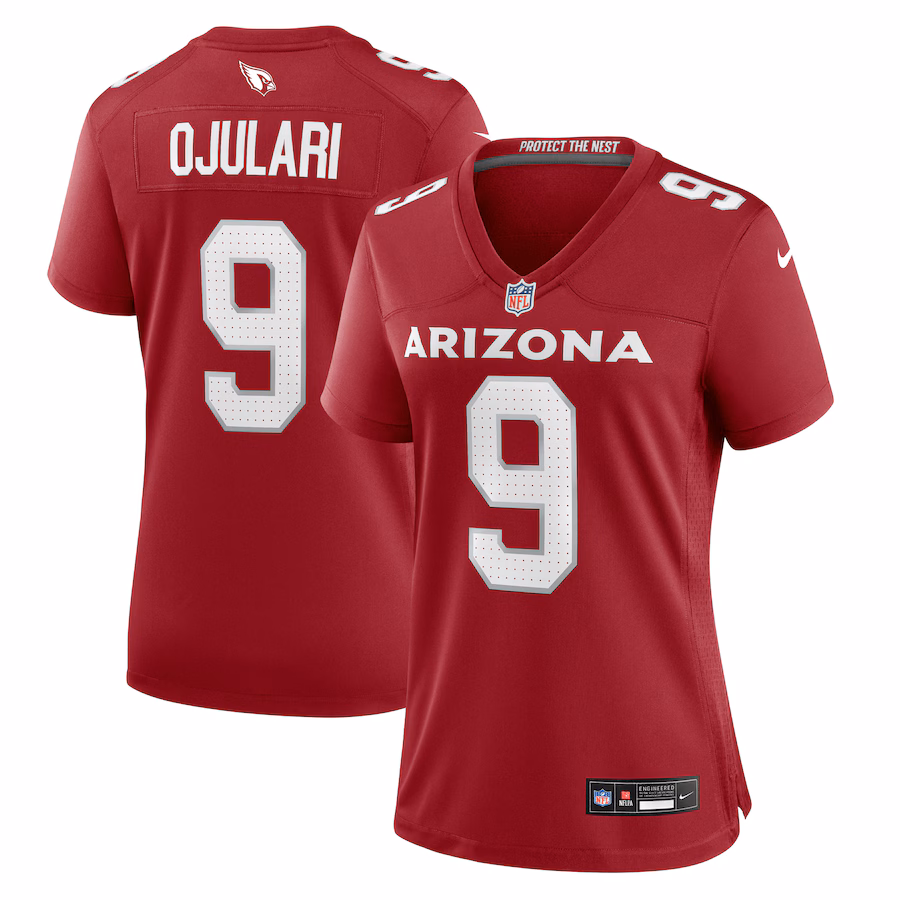 Women's Arizona Cardinals BJ Ojulari Nike Cardinal Team Game Jersey - Jersey