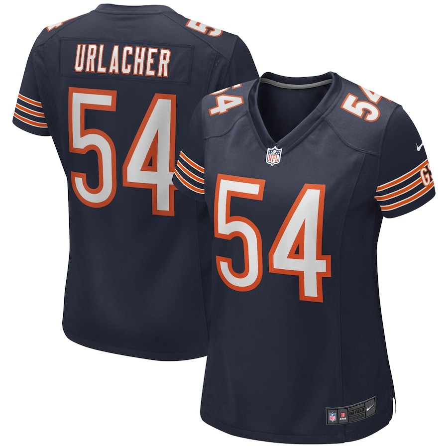 Women's Chicago Bears Brian Urlacher Nike Navy Game Retired Player Jersey - Jersey