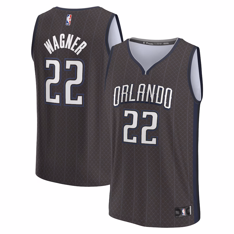 Men's Orlando Magic Franz Wagner Fanatics Black Fastbreak Jersey - City Edition - Jersey
